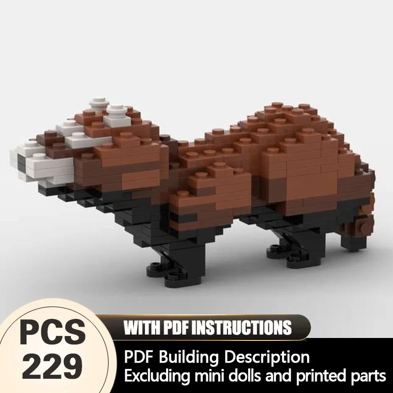 

Creators Animal Series Model MOC Building Bricks Ailuropoda Melanoleuca Modular Technology Gifts Holiday Assemble Children Toys