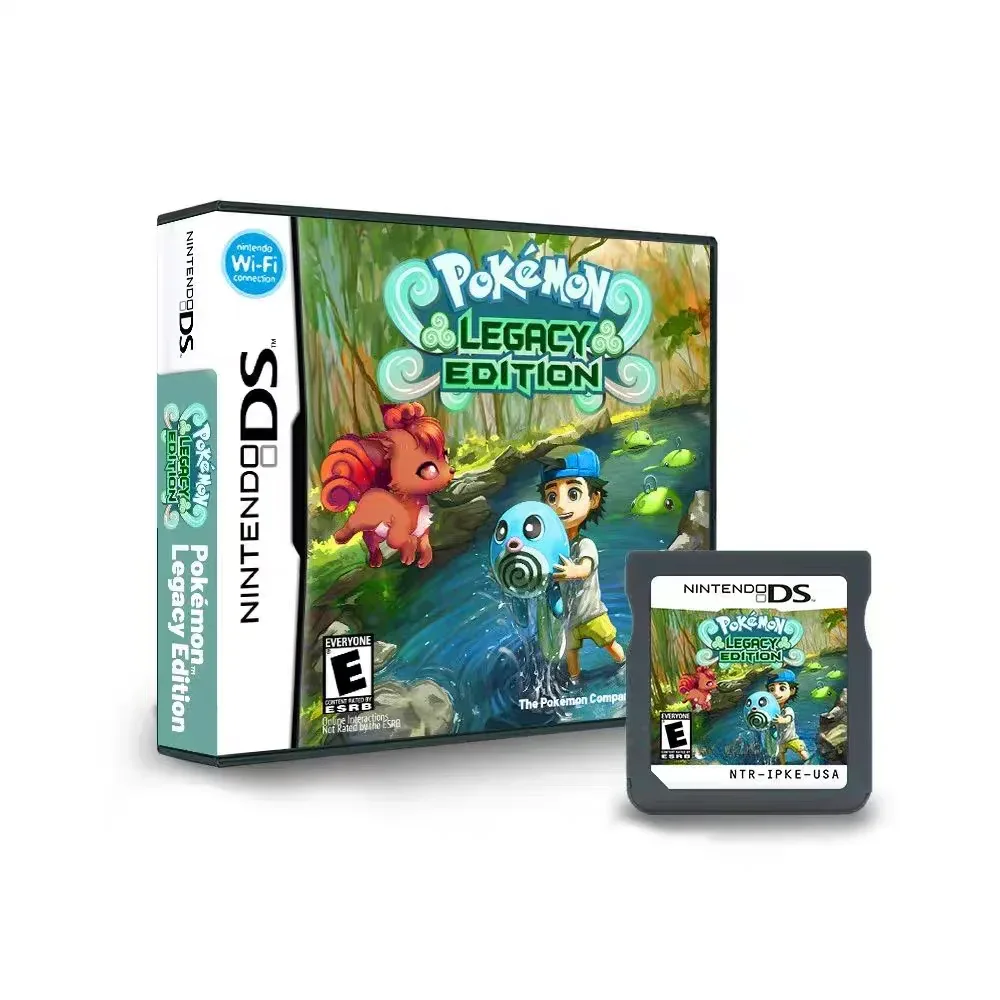 NDS لعبة خرطوشة Moemon لعبة فيديو وحدة التحكم الأصفر والفضي KAIZO Moon Black2 مجموعة من الهوايات يده بطاقة الألعاب الهدايا