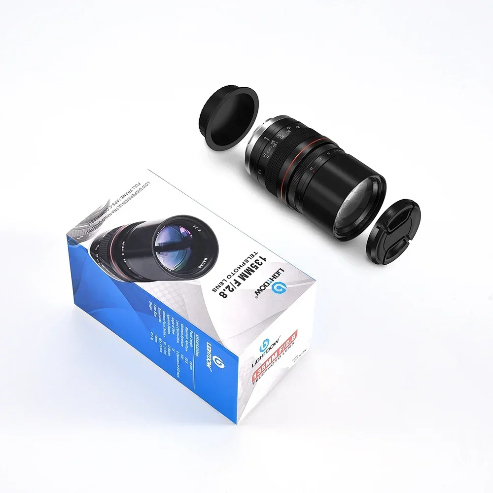 Lightdow Telephoto Prime عدسة 135 مللي متر F2.8-22 لنيكون D5 D40 D650 D750 D850 D5600 D7000 D3500 D5200 D5300 D810 D90 DSLR كاميرا