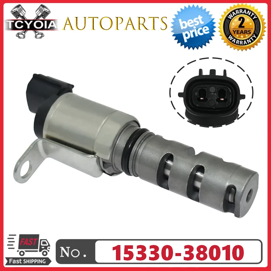 Solenoide VVT 15330-38010 1533038010 para LEXUS GX460 IS350 LS460 LS600H LX570 TOYOTA LAND CRUISER SEQUOIA TUNDRA