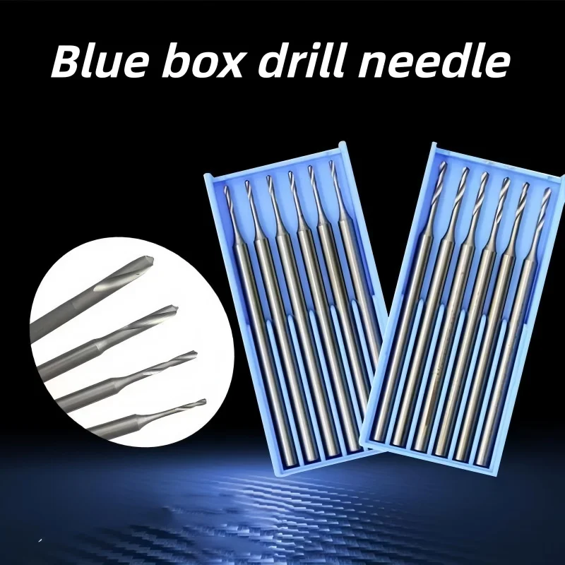 Professional Blue Box Diamond Burs (2.35mm Shank) - Jewelry / Nut Carving & Drilling Tool for DIY Craft