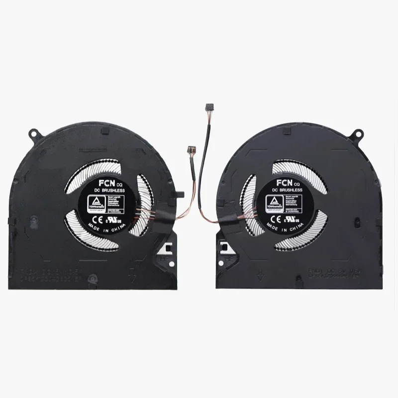 NEW Laptop CPU GPU Cooling Fan for Razer Blade 15 RZ09-0301 02385 RZ09-0288 RZ09-0313 0330 0367 03018E02 PC Fans Cooler Radiator