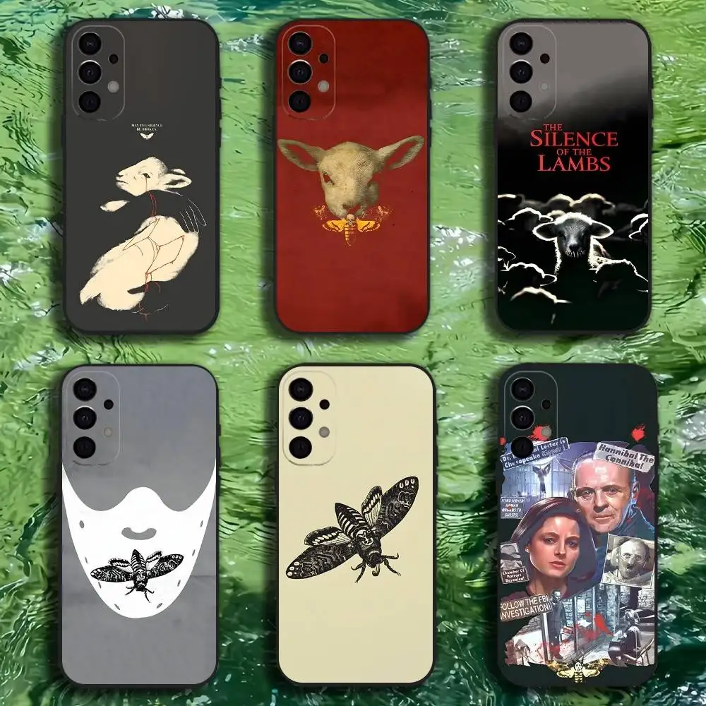 

The S-Silence of the Lambs Phone Case For Samsung S25,S24,S21,S22,S23,S30,Ultra,S20,Plus,Fe,Lite,Note,10,9,5G Black Cover