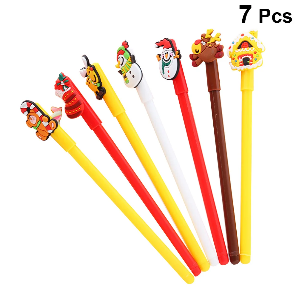 

28 шт., 0,38 мм, гелевая ручка на рождественскую тематику, милые канцелярские принадлежности, рождественский подарок для студентов, рождественский подарок