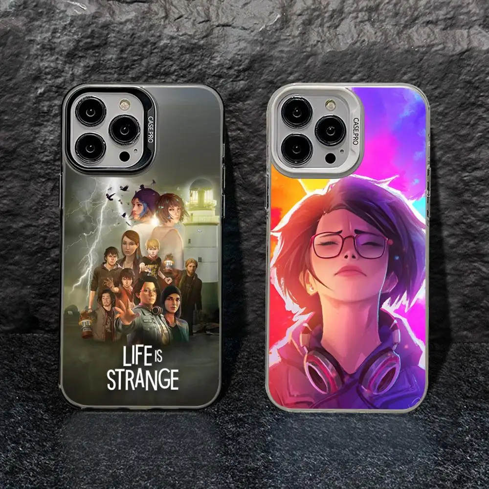 Life Is Strange Game Phone Case for iphone 15 14 13 11 12 Pro Max Xr X Xs Plus black silver hard shell Cover