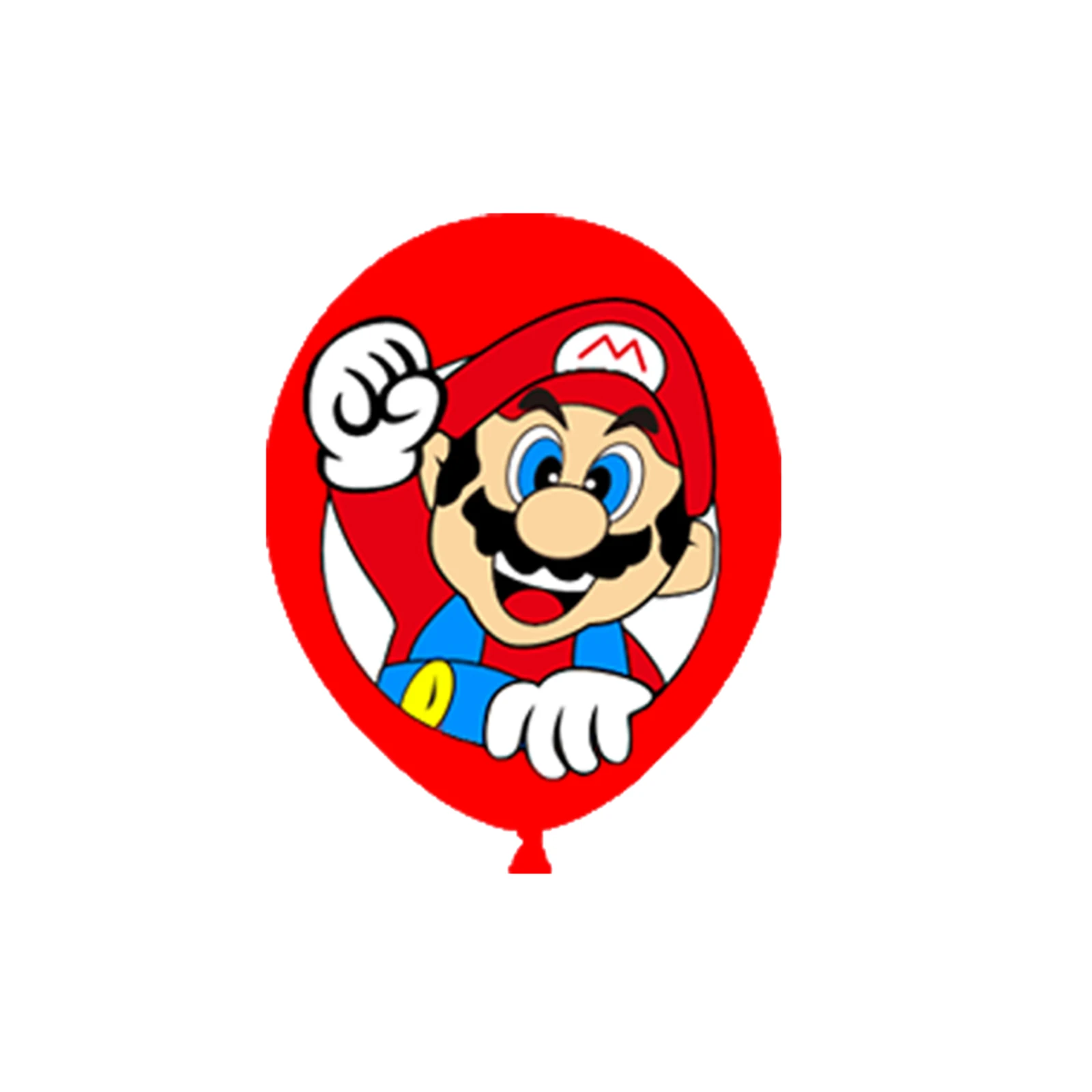 12 قطعة من بالونات اللاتكس لحفلات أعياد الميلاد من سوبر ماريو بروس مقاس 12 بوصة، بالونات ماريو لحفلات أعياد الميلاد، بالونات ماريو #4