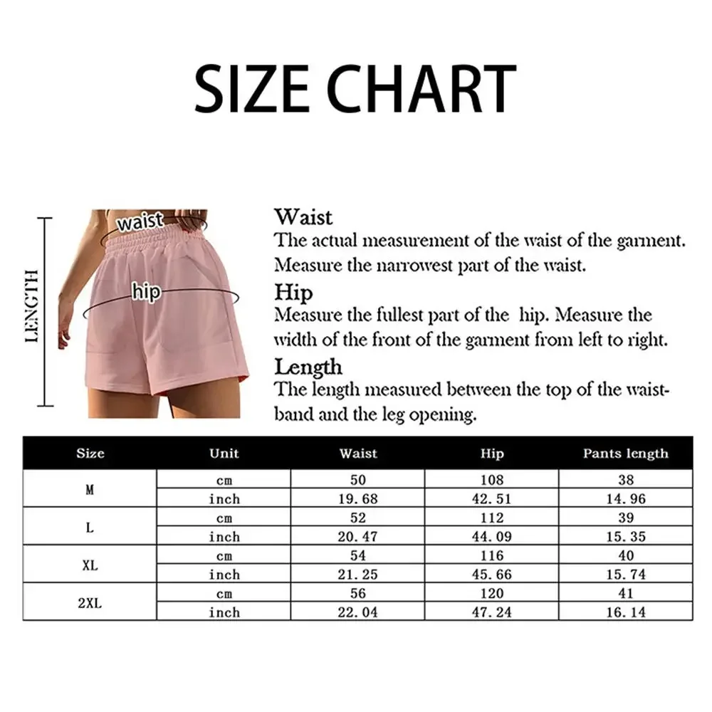 2024 Zomer Damesshort Met Hoge Taille Casual Sportshort Losse Homewear Broekjes Elastische Hotpants Effen Wijde Pijpen Zweet Kort