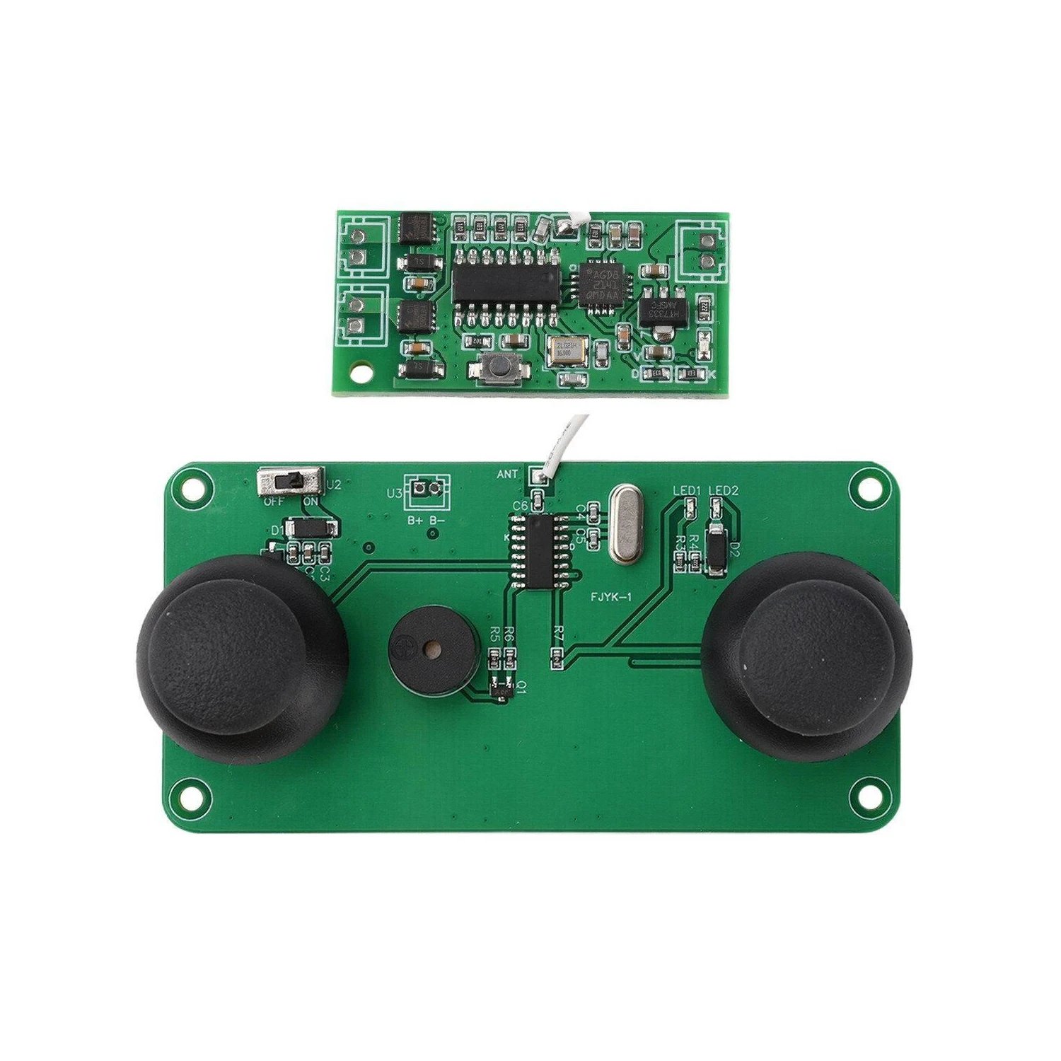 

2.4G RC Airplane DIY Kit Fixed Wing Glider Differential Receiver Flight Control Board 3-5V Gyro for Coreless Motor N20 N30 N50