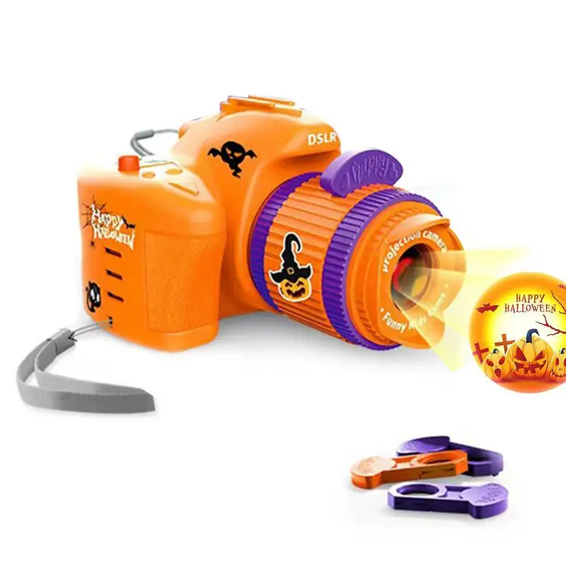 

Camera Projector For Kids Halloween Theme Camera Projector Image Reels Projection Game Sleep Story Projector Camera Pumpkin