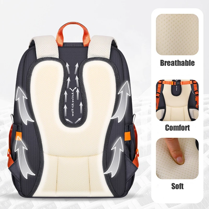 Boys bag and girls Large Capacity Primary school Bag student backpack children's Backpack Cute Bookbag