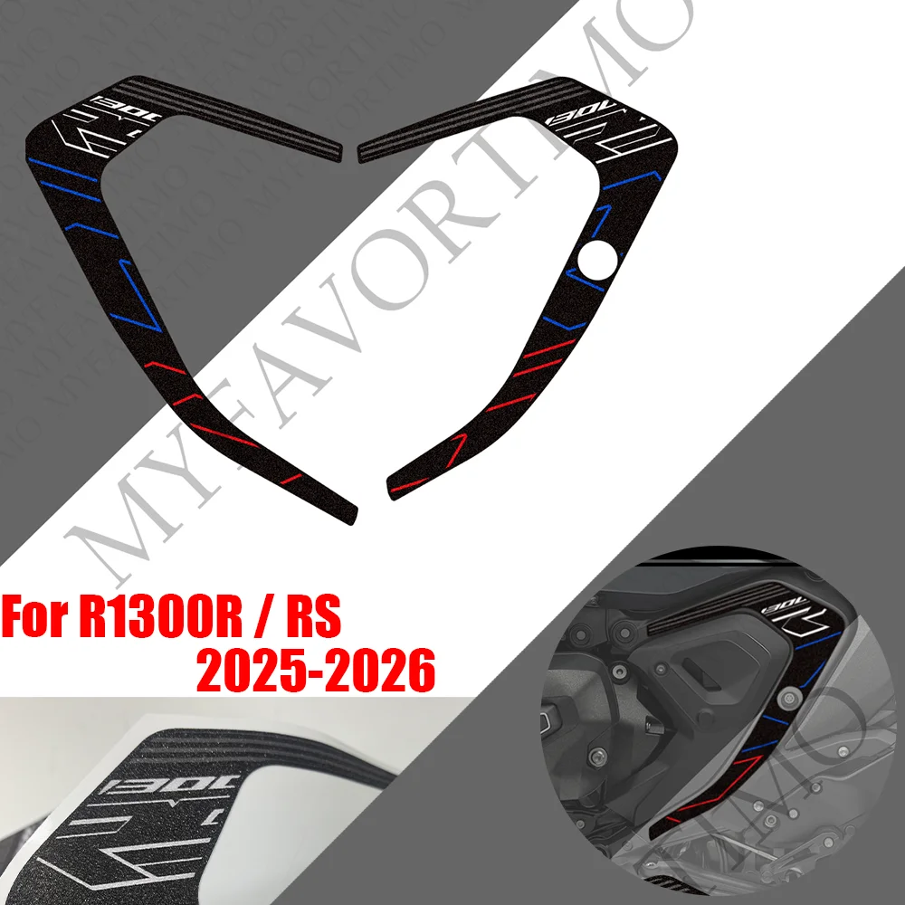 For R1300RS R1300R Motorcycle Tank Pad Cap Grips Gas Fuel Knee Body Stickers moto Decals Protection  R1300 RS R R 1300 2025 2026