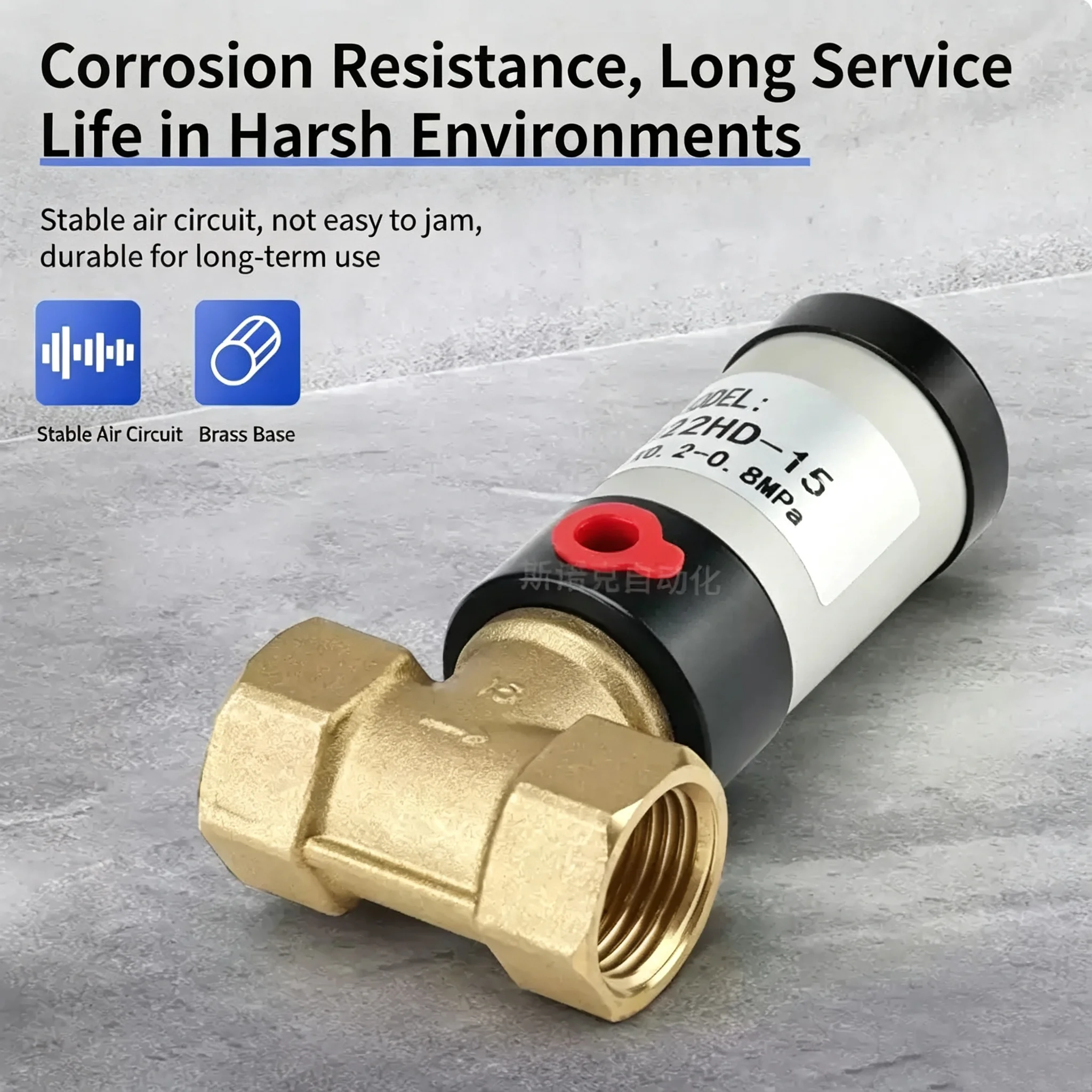 Control Valve Pneumatic Control N/C N/O for Water Oil Gas Q22HD-15/20/25/32/40/50 G1/2