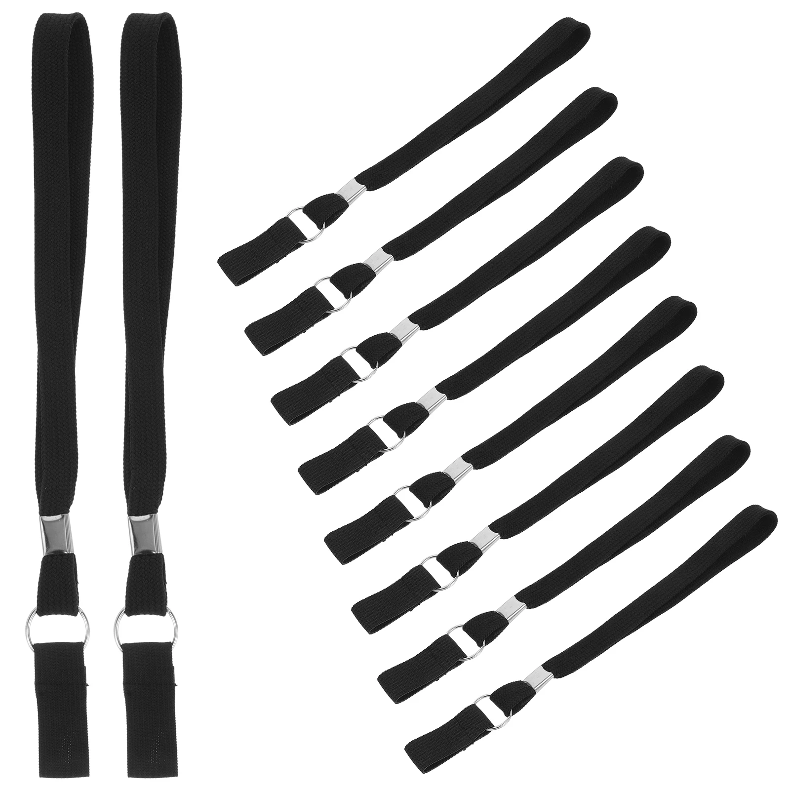 

10 Pcs Trekking Pole Wrist Rope Cane Band Lanyard Walking Strap Stick Accessories Hiking Crutch Straps Adjustable Secure