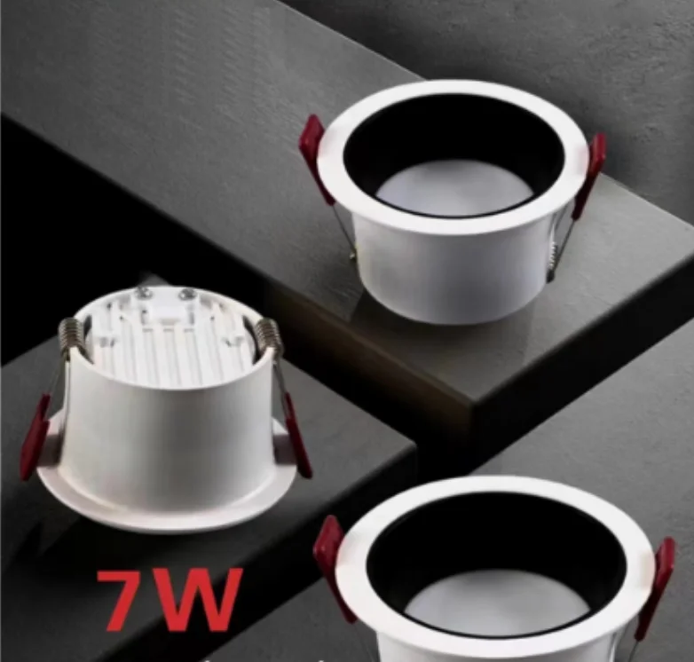 

Embedded anti-glare tube light Spotlight Narrow side aisle light Deep cup Living room without main light