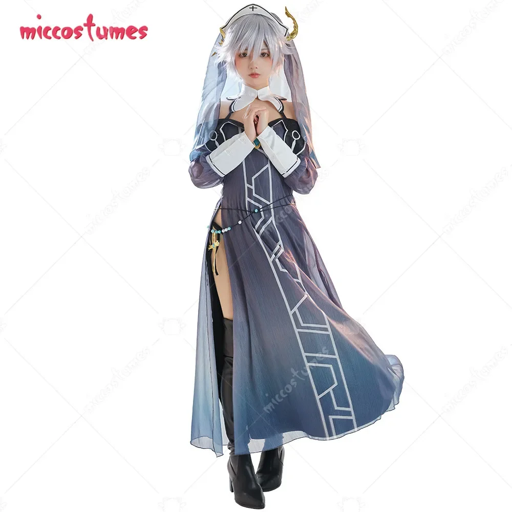 

Women's Cosplay Costume Dress with Hat and Headdress