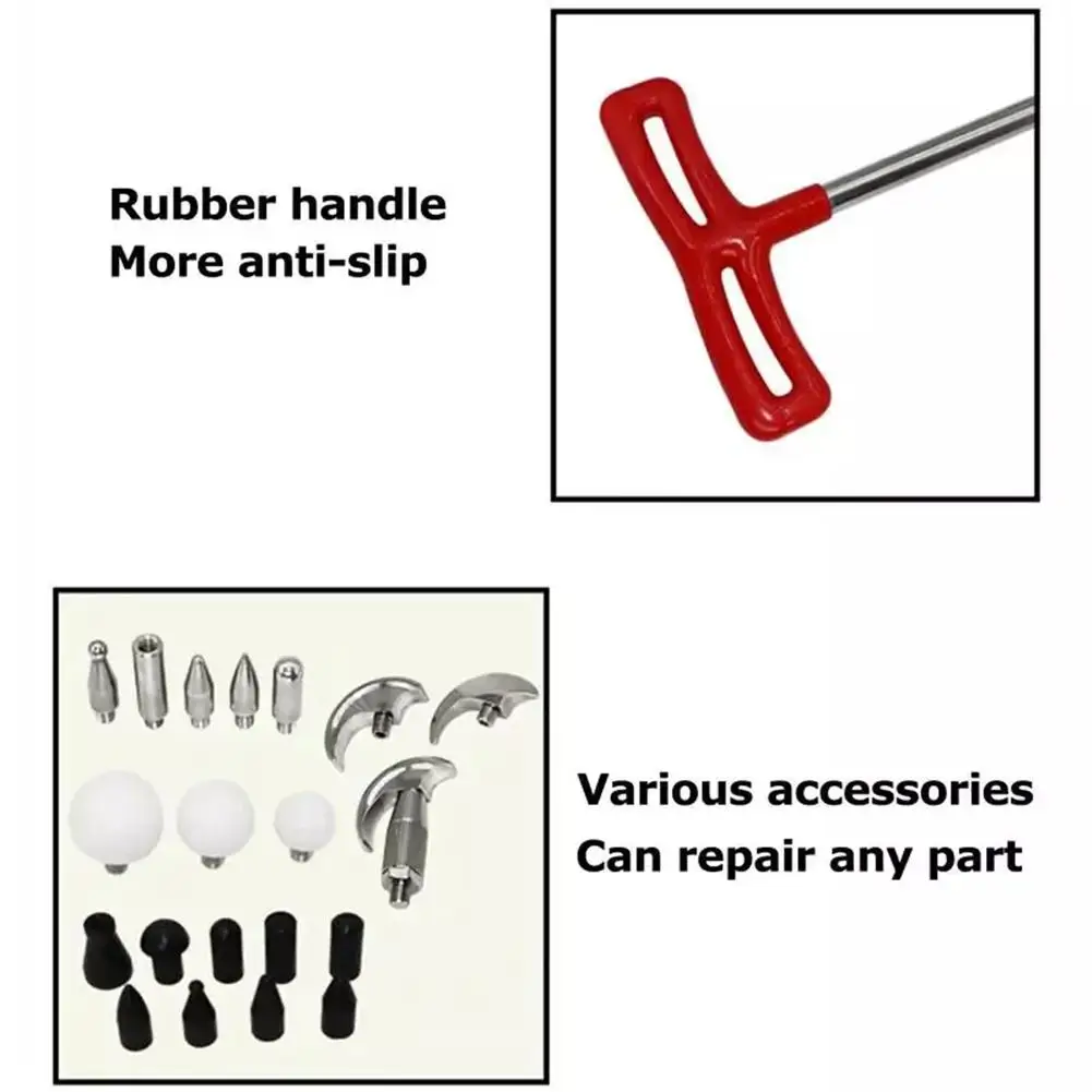 Car Dent Removal Rods Kit Auto Body Paintless Dent Puller Repairing Tools For Car Supplies Repair Tool Accessories 2025
