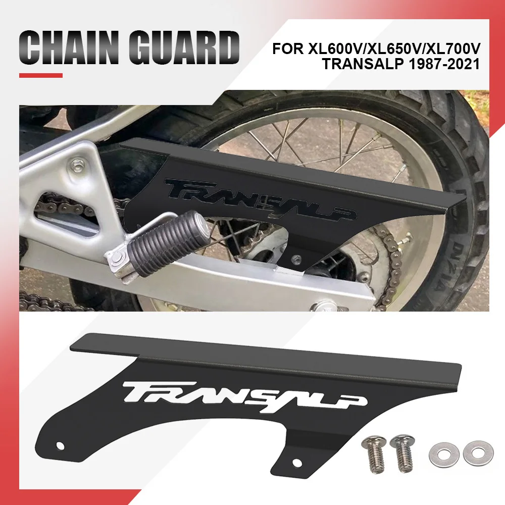 

For Honda XL600V/XL650V/XL700V Transalp 1987-2021 XL 600/650/700V Chain Guide Pulley Chains Protector Plate Guard Chain Guard