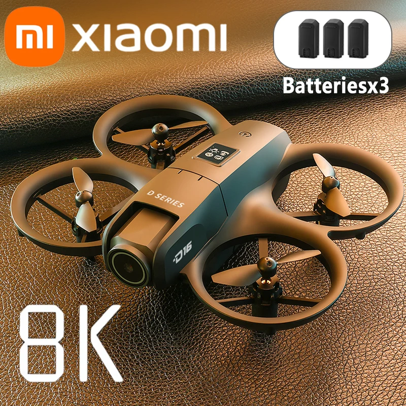 Xiaomi D16 Drone 8K aérien GPS évitement moteur sans bus Drone réglage électrique HD professionnel double caméra flux optique