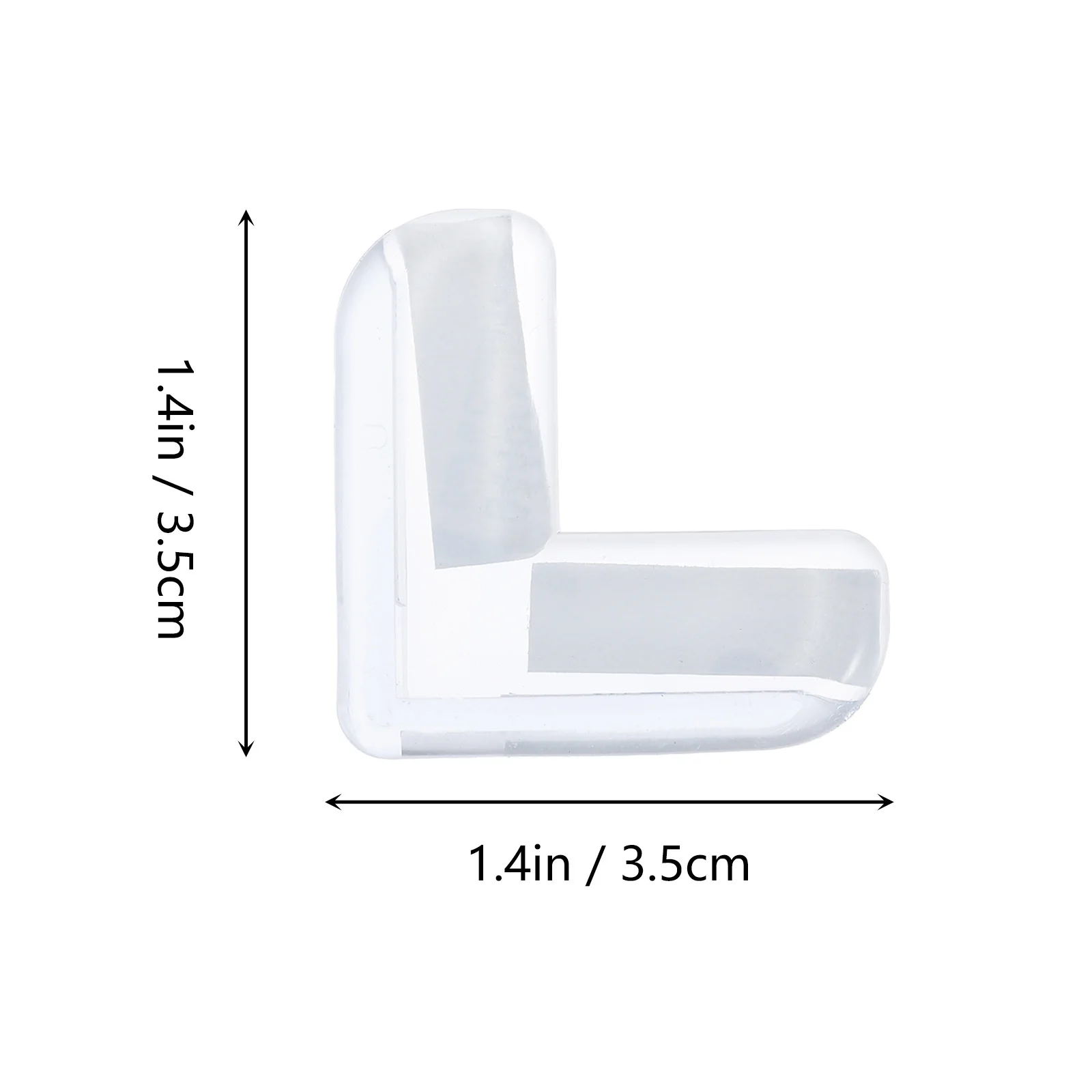 20Pcs Safety Corner Guards Transparent Durable PVC Baby Proofing Edge Protectors Table Furniture Corner Covers