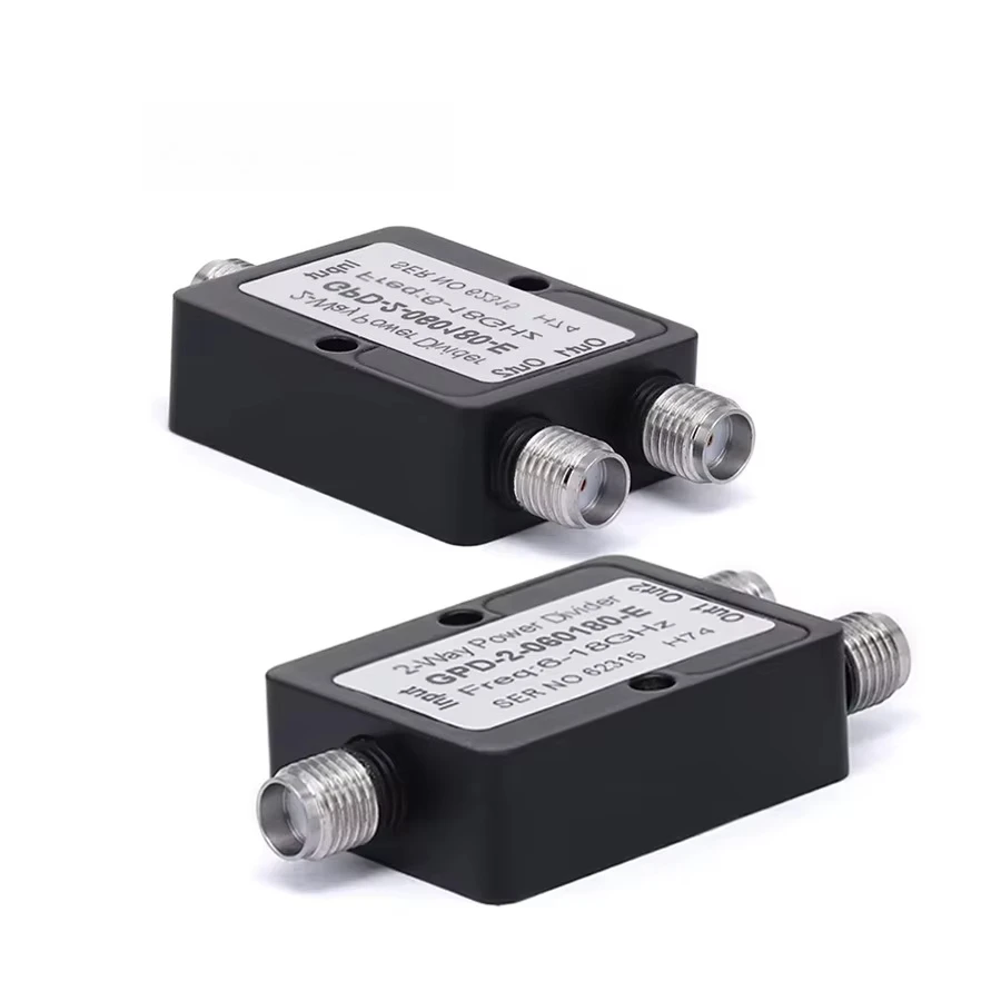 

2-полосный делитель мощности SMA для телекоммуникационных деталей От 6 ГГц до 18 ГГц, номинальная мощность 20 Вт от 6 ГГц