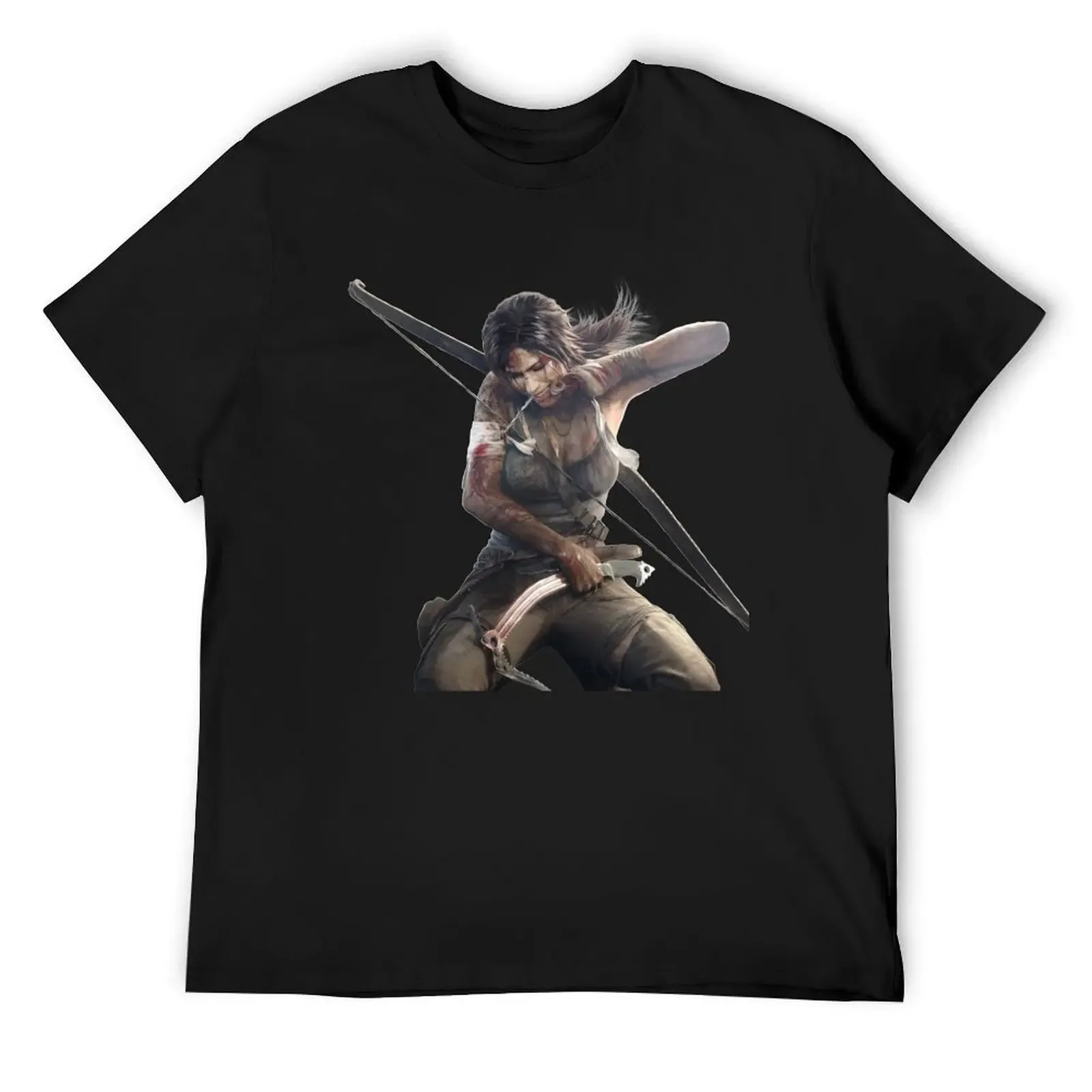 

lara croft T-Shirt baggy shirts valentines clothes graphic shirts croswit shirt man mens t shirts top quality