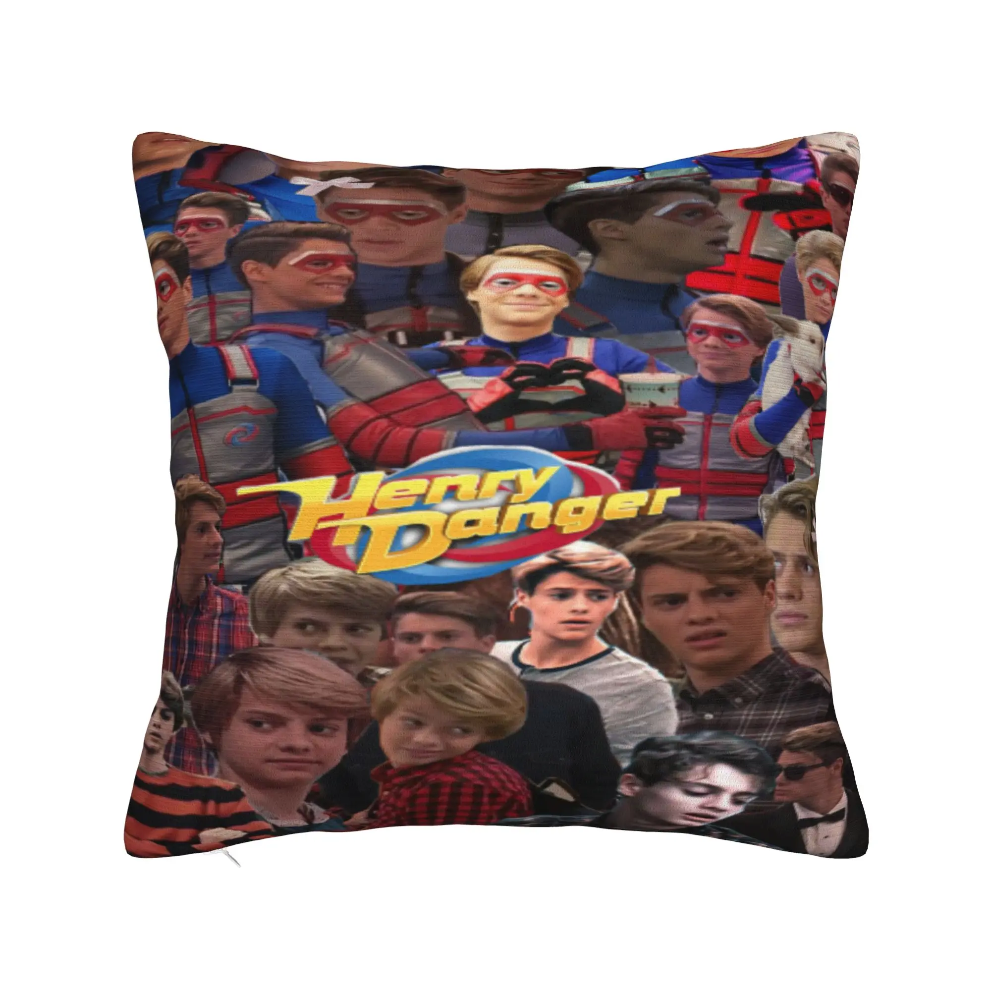 Home Decor Captain Henry And Kid Danger  Pillowcases Merch  Pillow Cover Square Multi-Size
