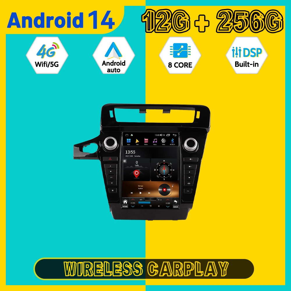 Car Multimedia Reciever 8 Core Android 14 Carplay For BMW X3 2014 2015 2016 GPS Navigation Car Radio Stereo Player Head Unit