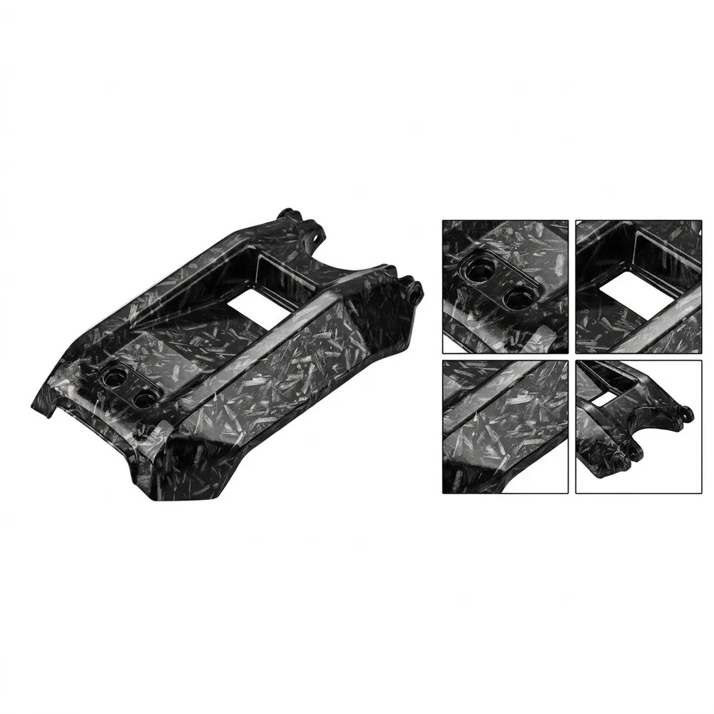 Offroad Mud Shield Dirt Bike Guard Carbon Fiber Pattern White Textured Design Snow And Sand Proof Electric Bicycle Accessory