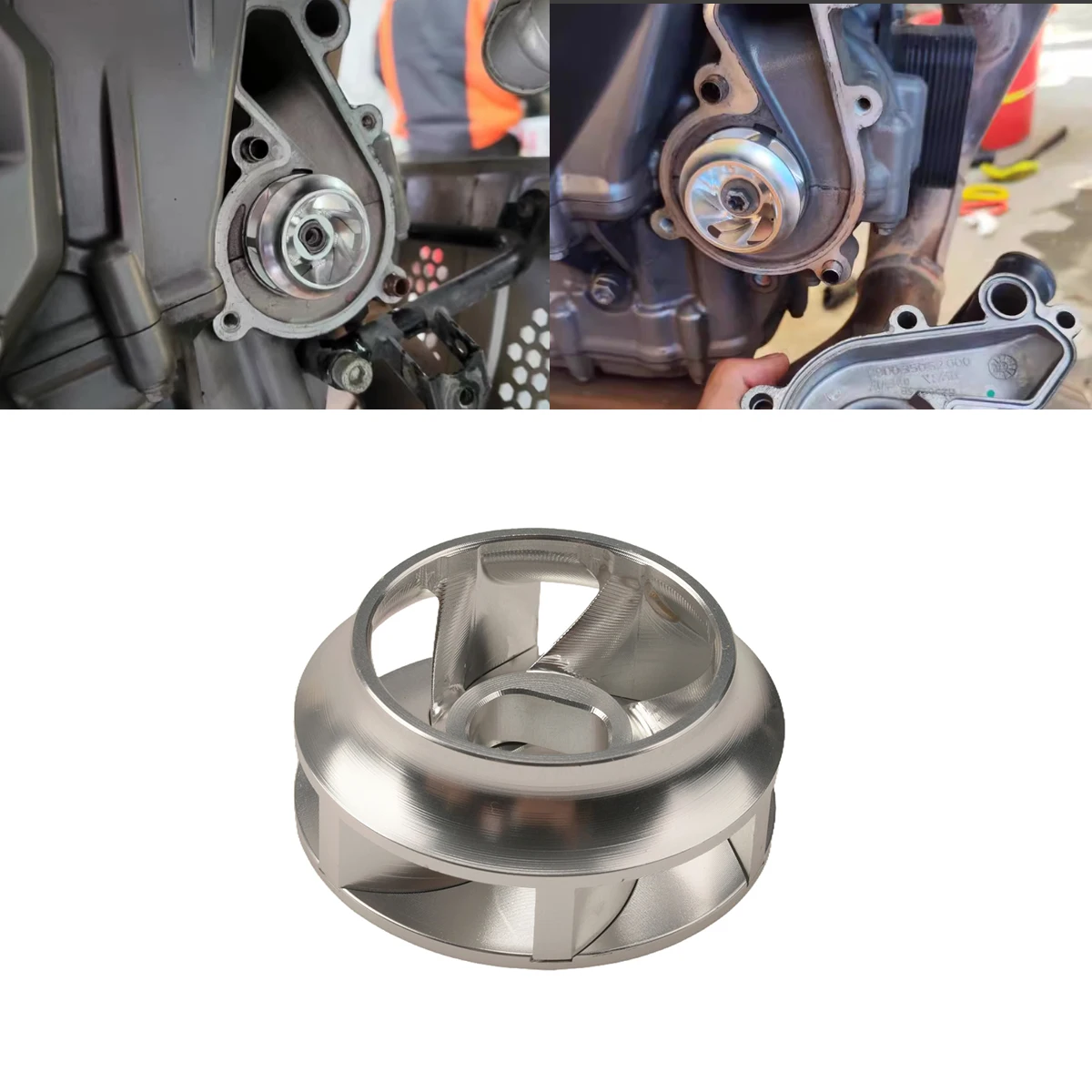 Für KTM 890 790 Abenteuer DUKE 790 890 DUKE DUKE 790 2018-2025 Motorrad Zubehör CNC Aluminium Wasserpumpe Laufrad turbine