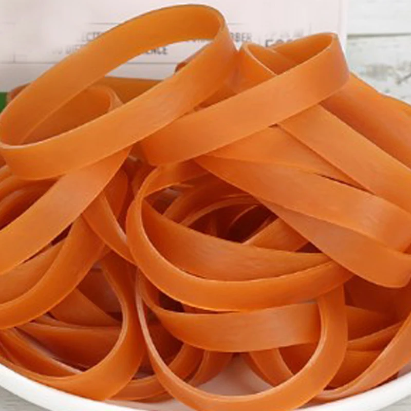 30 Pcs Natural Yellow Rubber Rings Elastic Bands Width 10mm Large Rubber Bands School Office Home Supplies Elastic Rubber Band