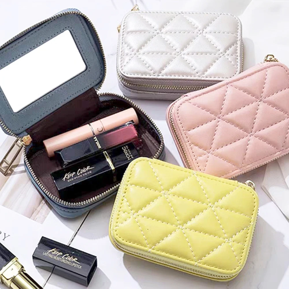 Echtes Leder Damen-Münzbörse Luxuriöse Modische Personalisierte Tasche Mini-Schlüsseletui Luxus-Design Kopfhörer-Aufbewahrung Kosmetiktasche – Detail 18