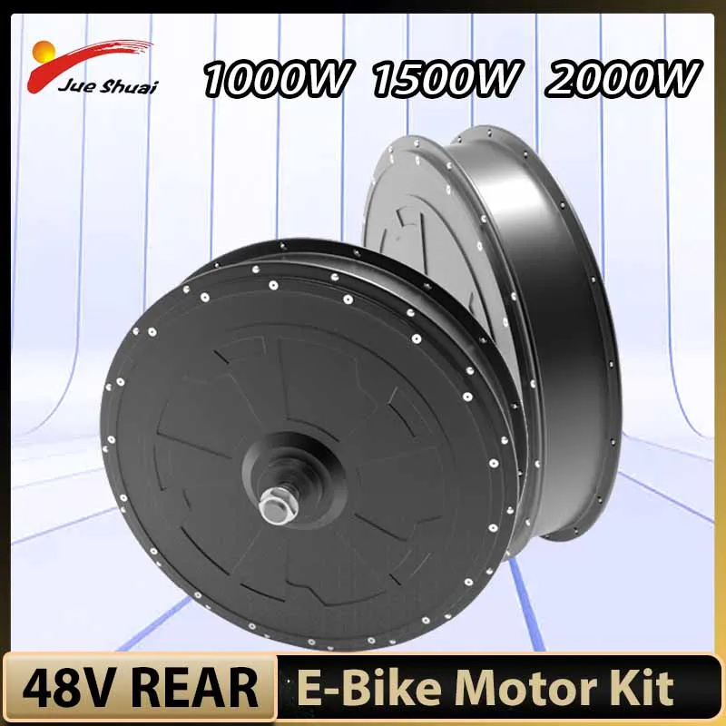 48V 1000W 1500W 2000W Electric Bike Wheel Hub Motor Brushless Non-Gear Electric Bike Engine V Disc Brake motor para bicicleta