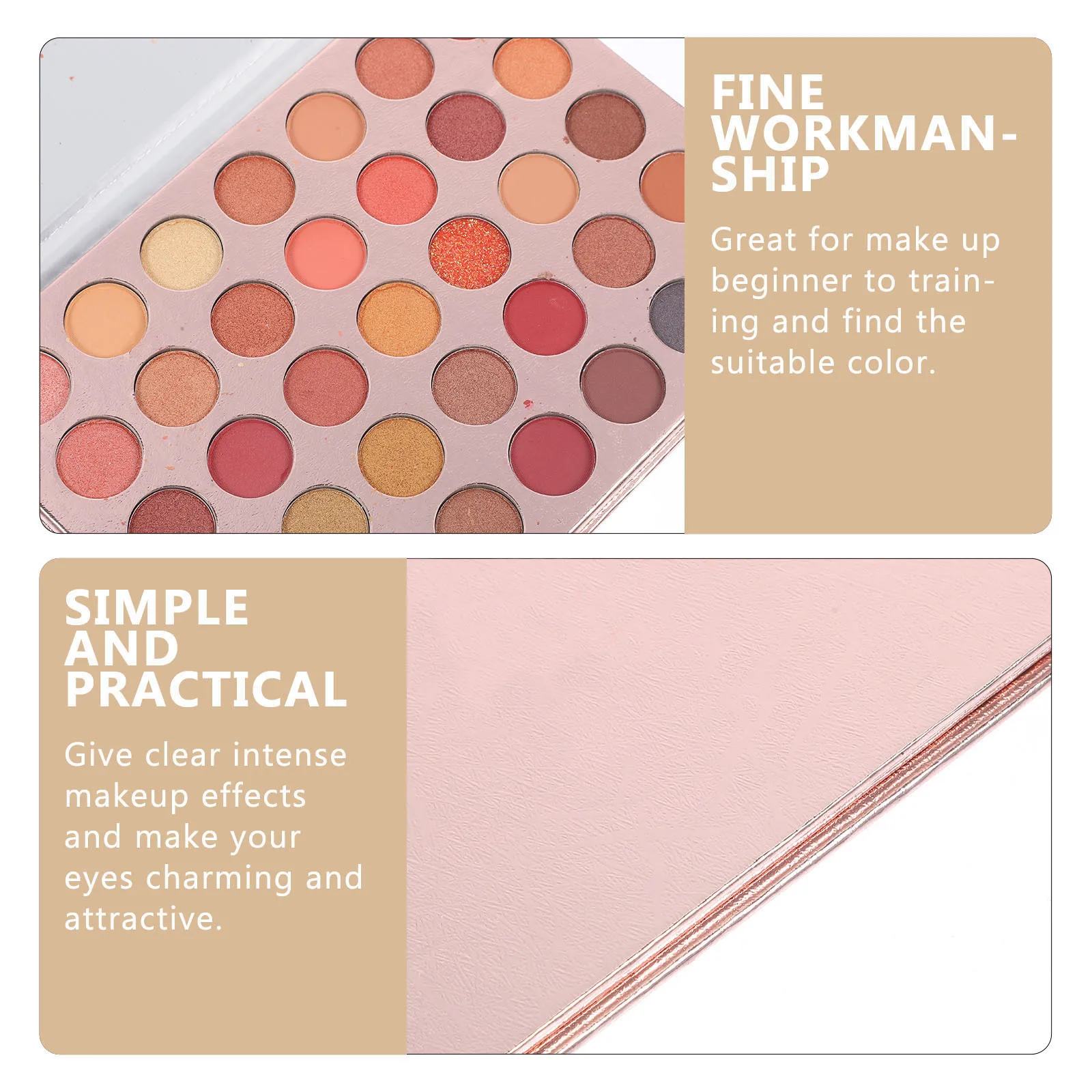 Paleta de maquillaje profesional resistente al agua, sombra de ojos compacta, mate, brillo, 35 colores, Kit de polvo para mujer, sombra de ojos compacta