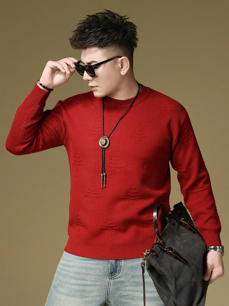

Ele Men's Knitted Sweater Long Sve round Ne Base irt Outerwear Casual Comfortable Warmth Luxury Faion Autumn Win...