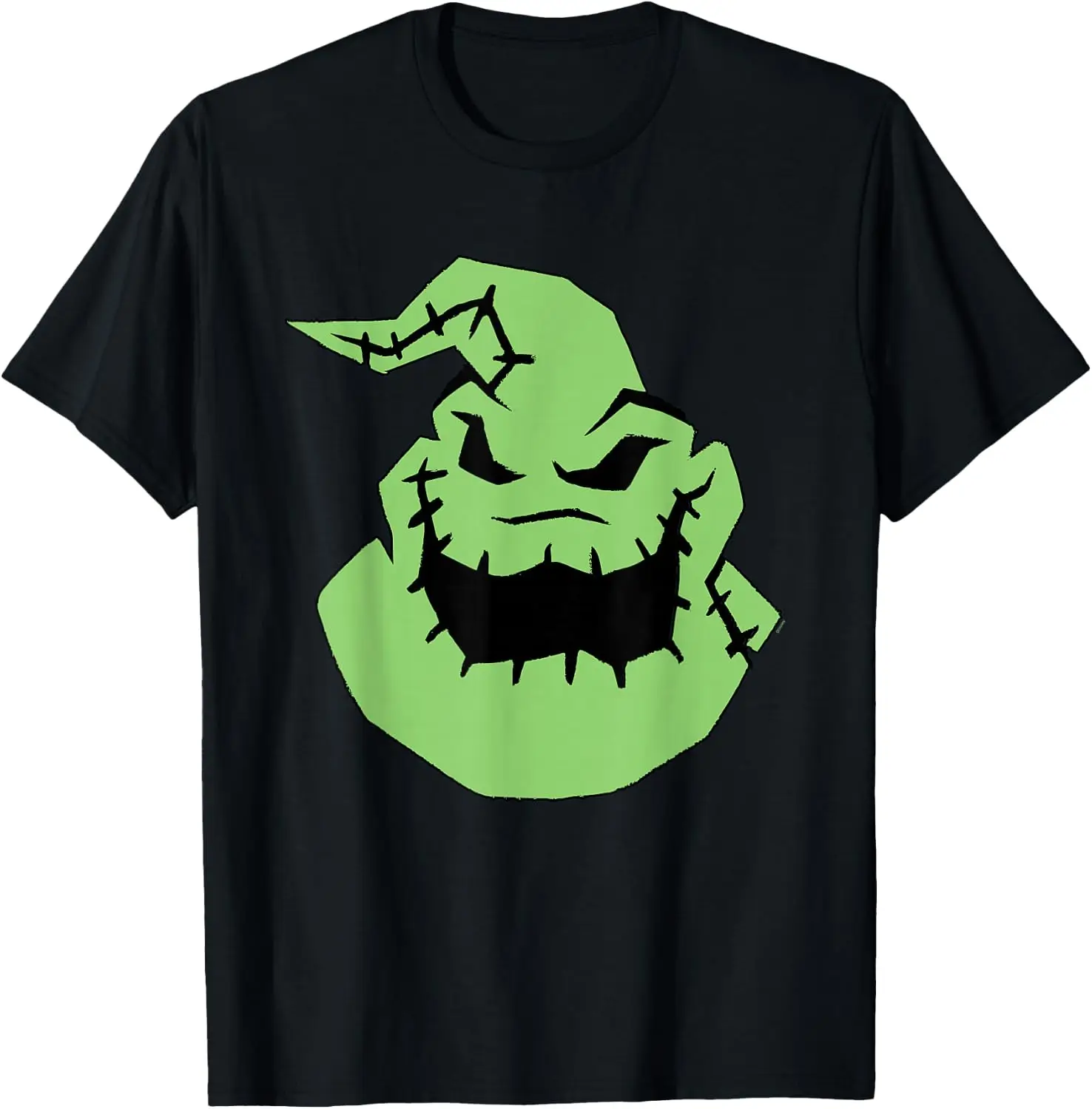 The Nightmare Before Christmas Oogie Boogie Big Face T-Shirt Halloween Cotton Short-Sleeve Tee: Fun, Stylish, Breathable, and Casual