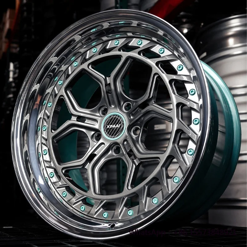 

Кованые двухсоставные диски Deep Concave для легковых автомобилей 5x120 5x112 5x114.3 с бедлоком, 18 19 20 21 22 23 дюйма