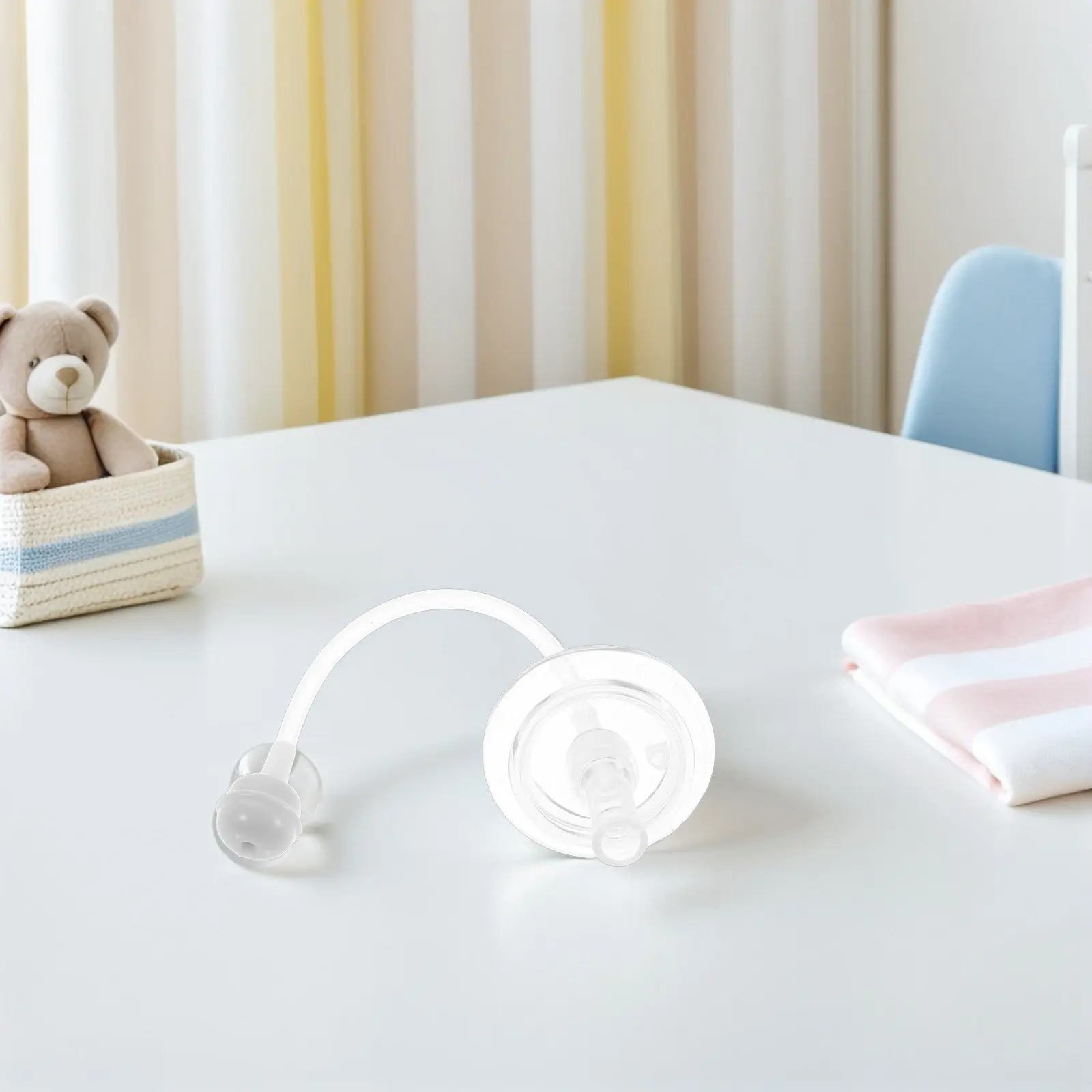 

10pcs Baby Bottle Straw Replacement Soft Silicone Weighted Straws For Newborn Toddler Sippy Cups Leakproof Drinking Tools