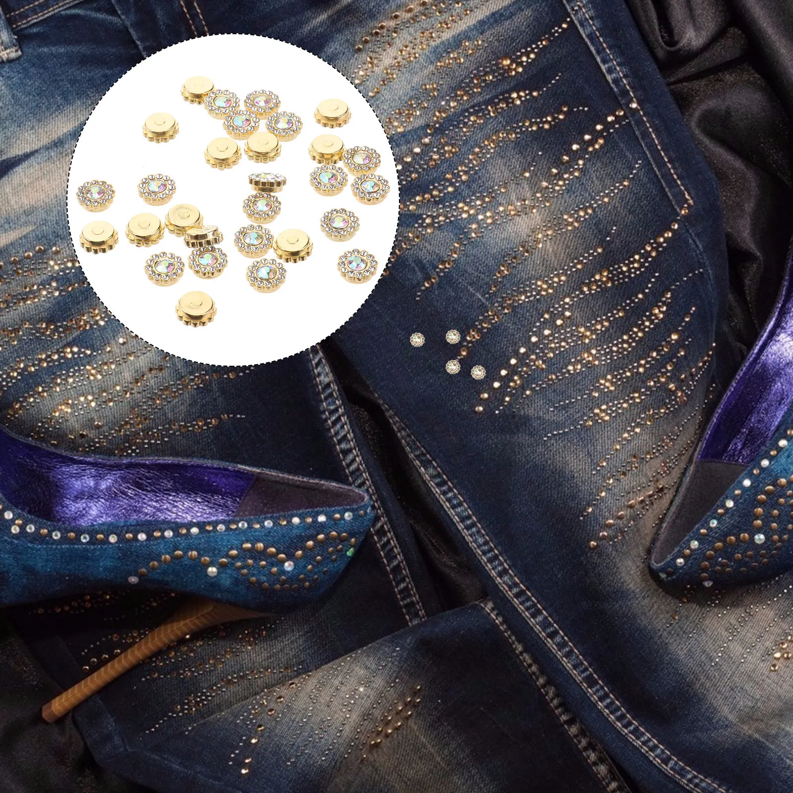 50 peças de acessórios de disc - Embellishment Glue Craft avaliação e preço