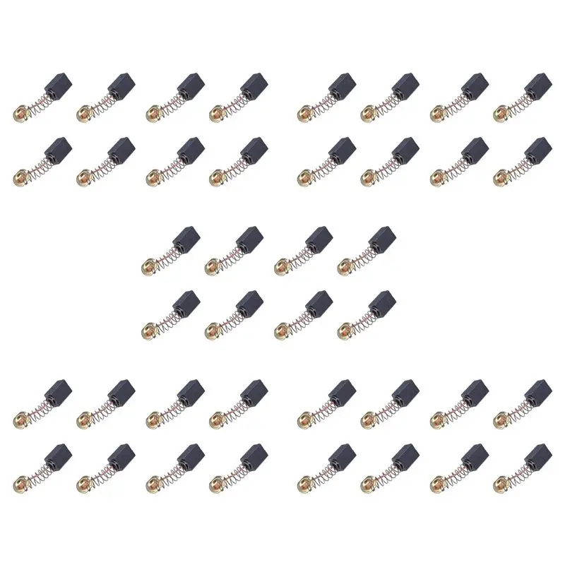 

Угольные щетки LICE-40 шт. 12 x 9 x 6 мм для электрической угловой шлифмашины CB411