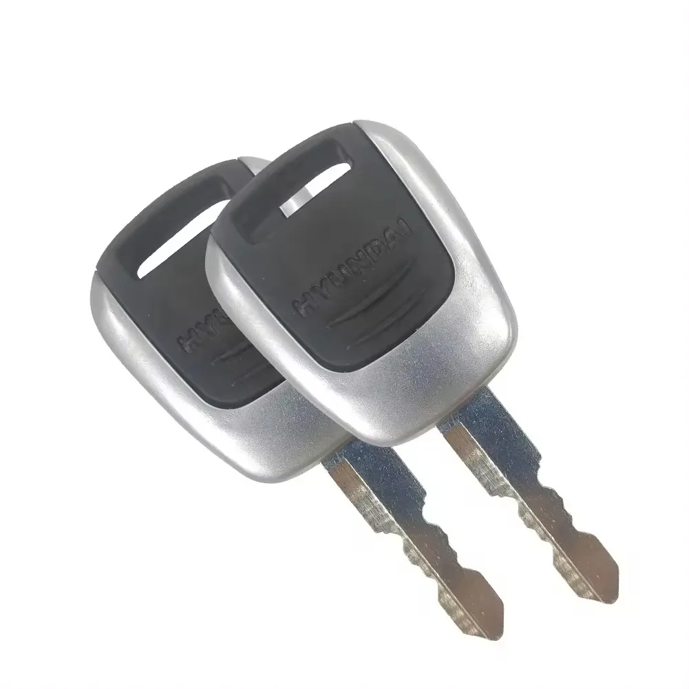 2PCS Ignition Start Key For Excavator R75VS 130-9 305-9 150VS 215VS 305VS Excavator Switch Key