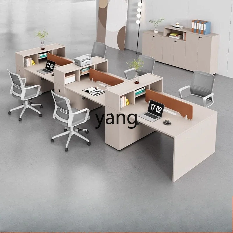 LTT card seat, finance room, staff seat, office desk and chair combination, four or six people.