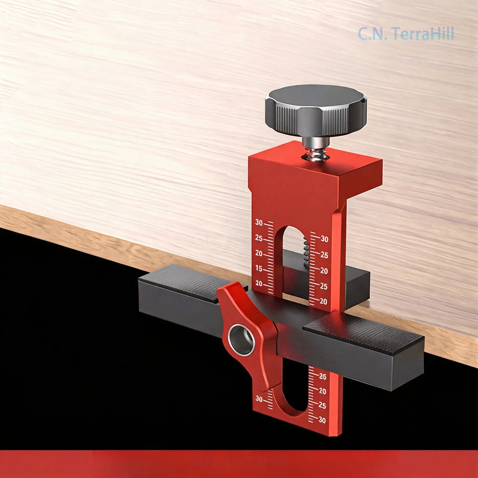 Multifunctional Wardrobe Door Installation Auxiliary Aluminum Alloy Drilling Furniture Woodworking Tool Positioning Leveling