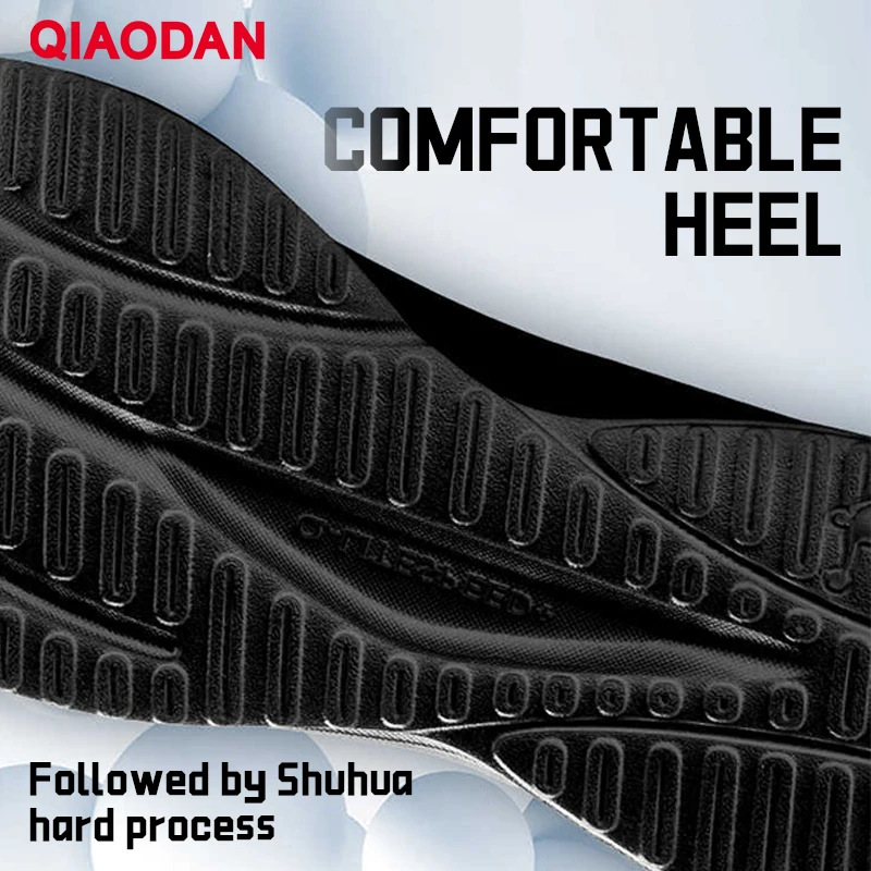 QIAODAN Men New White Shoes 2025 Autumn Commuting Running Shoes Lightweight Mesh Breathable Comfortable Sneakers QXB023251205