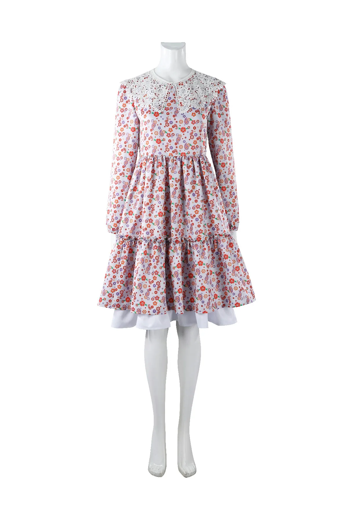 

Laura Cosplay Costume Silent Woman 2026 Floral Pink Dress Halloween Carnival Party Clothing