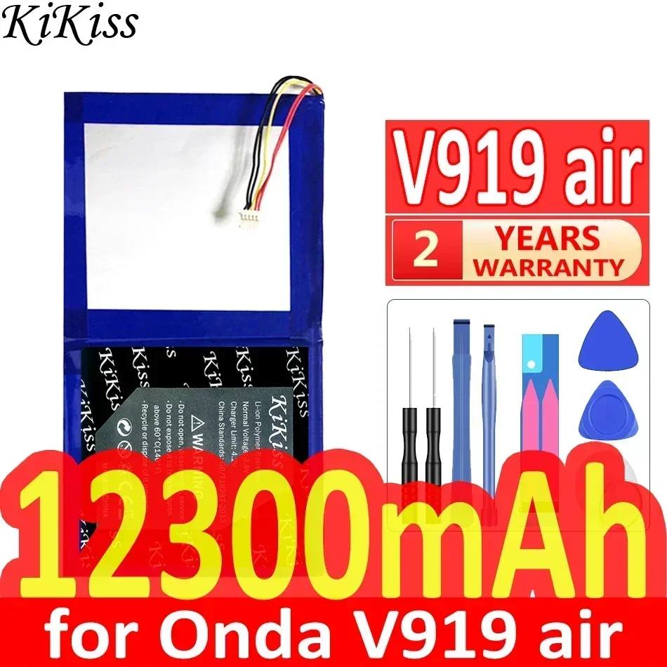 

12300mAh/12500mAh KiKiss Powerful Battery For Onda V919 air CH OI109 OI105/3G Air OI102/4G OC101 batteries