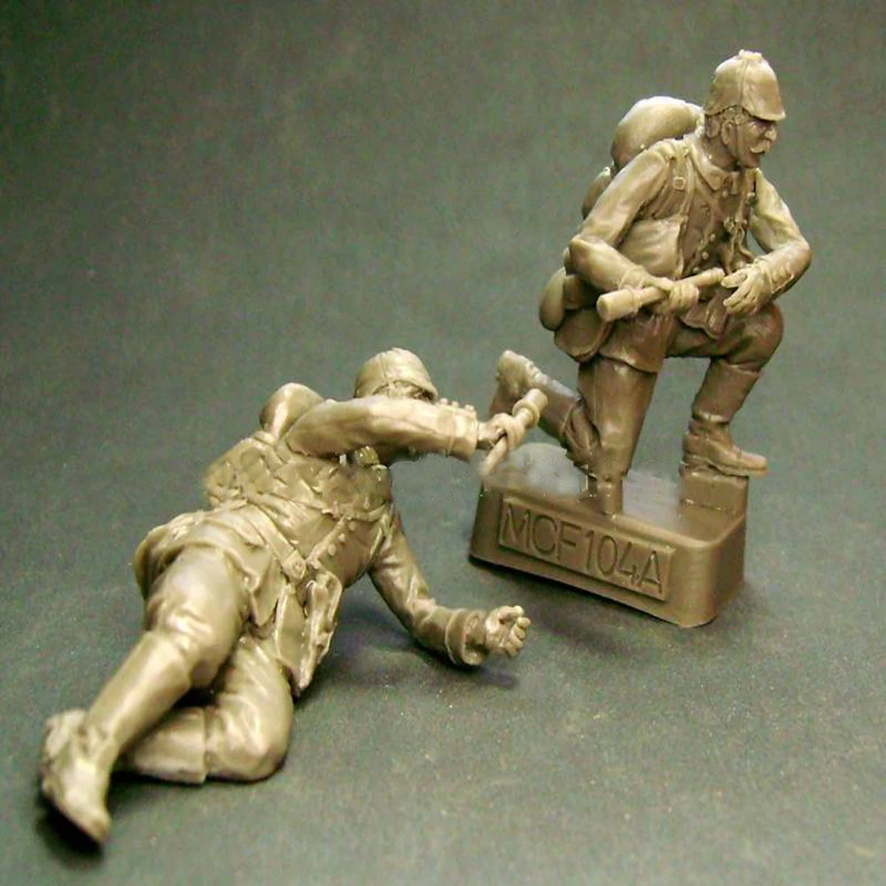 Kit de figurines en résine 1/35, soldat de la seconde guerre mondiale, GK non assemblé et non peint