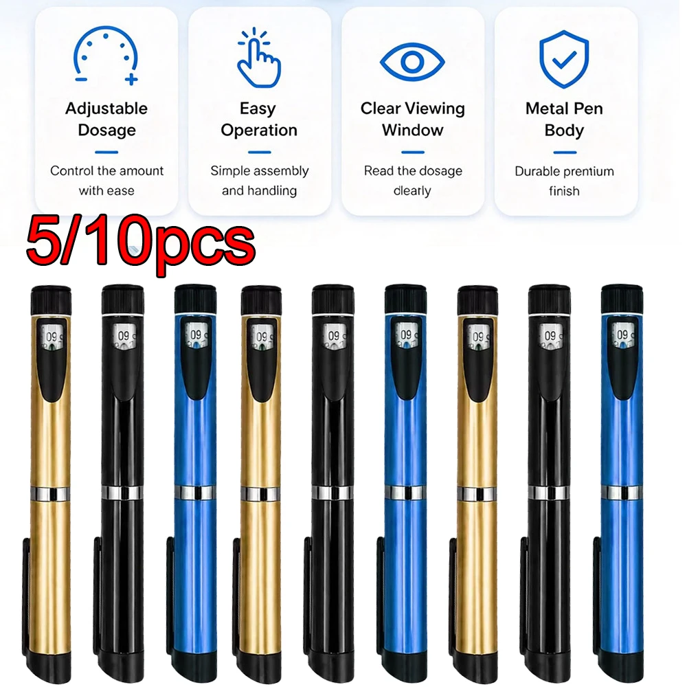 5/10pcs 60U Pen Is Suitable for 3ML Ink Cartridges Insulin Injection Pens Weight Loss and Beauty Magic Pens
