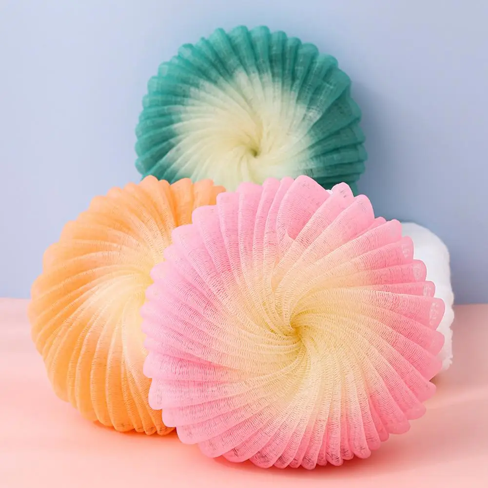 2 Pcs Bath Bouquets  Comfortable Mesh Pouf Bath Sponge  Gentle Exfoliating Bath Balls