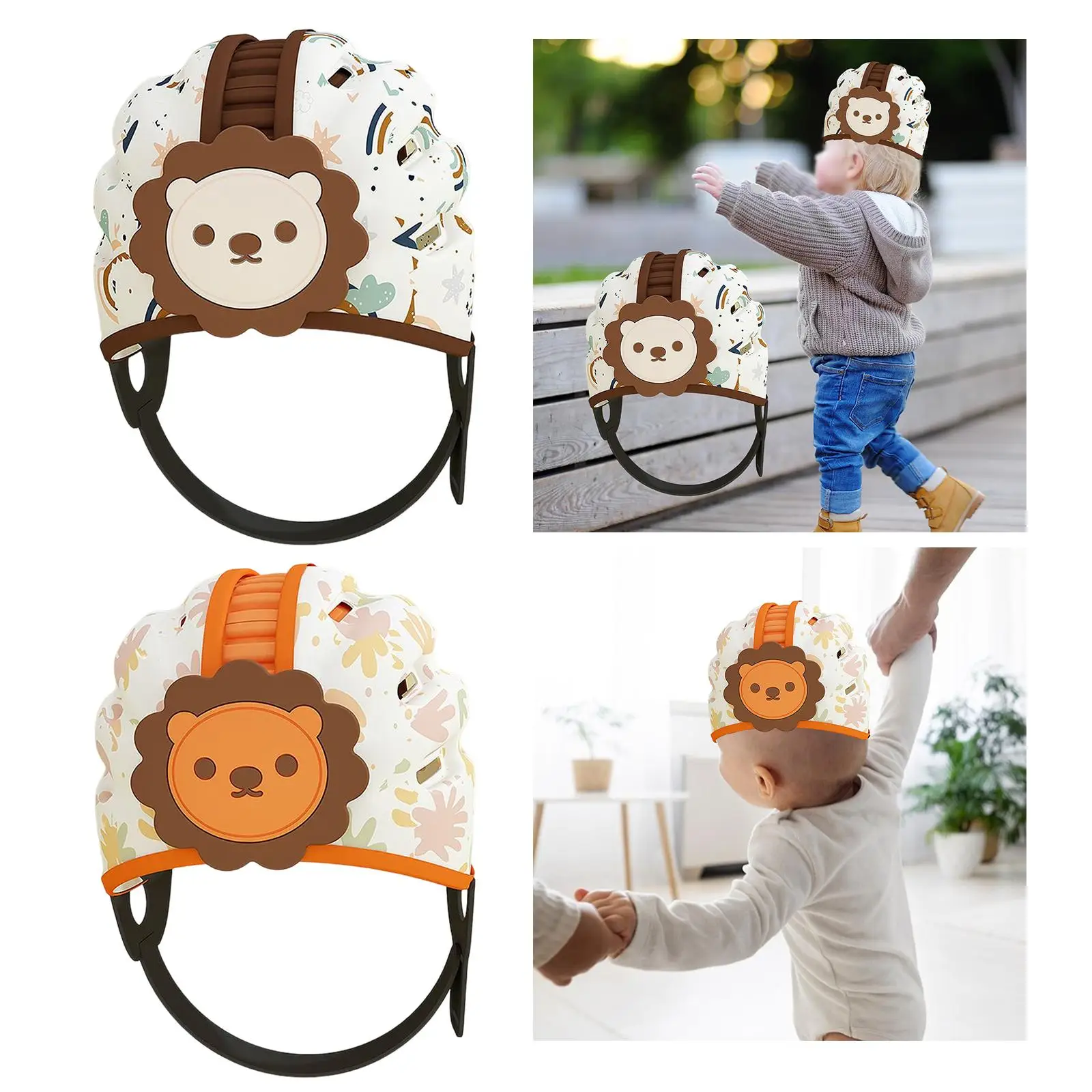

Baby Helmet Head Cushion Protector Hat Baby Headguards for 6-24 Months