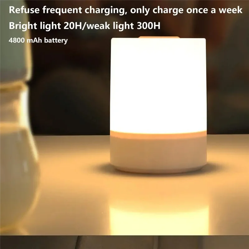 LED Night Lights Dimmable USB Charging Desktop Night Lamps Bedroom Bedside Lighting Decoration Touch Reading Led Lamps